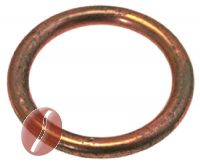 DICHTUNG AUS KUPFER ø 24x18,4x2 mm
