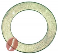 FLACHDICHTUNG AUS EDELSTAHL ø 23x15x0,5