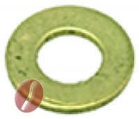 SCHEIBE AUS MESSIG ø 6x3x0,5 mm