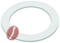 FLACHDICHTUNG AUS TEFLON ø 65x47x1,5 mm