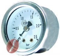MANOMETER FÜR KESSEL ø 40 mm 0÷2,5 bar
