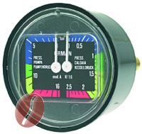 MANOMETER FÜR KESSEL - PUMPE ø 63 mm