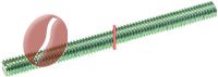 DISTANZSTÜCK M6x185 mm