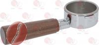 Siebträger Bodenlos mit Holzgriff 60mm Gruppe