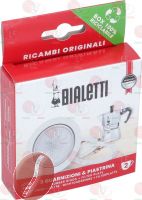 Bialetti 3 DICHTUNGEN 1 FILTER 2 TASSEN