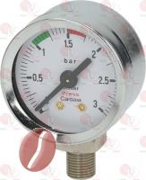 VERCHROMTES MANOMETER ø 42 mm