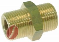 ANSCHLUSS MESSING ø 3/8\"\"M 3/8\"\"M MIT FILT