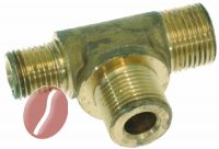T ANSCHLUSS MESSING ø 3/8\"\"-3/8\"\"-1/4\"\"