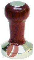 Tamper aus Holz und Inox ø 53 mm