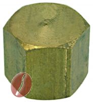 DECKEL ø 1/4 Zoll F HÖHE 12 mm MUTTER 17 mm