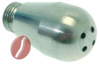 DAMPFSPRITZDÜSE AUS INOX 4 LÖCHER