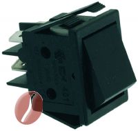 SCHALTER 2-POLIG SCHWARZ 16A 250V